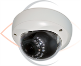 5MP IP Indoor/Outdoor Infrared Vandal Dome Security Camera with 3.5~10mm Varifocal Lens